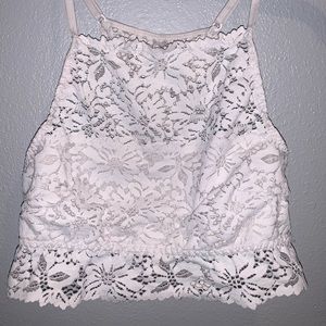white aerie lace bralette